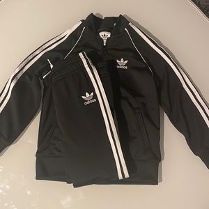 Adidas toddler all star track suit